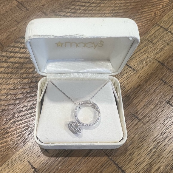 Engagement Ring Necklace - Picture 1 of 5